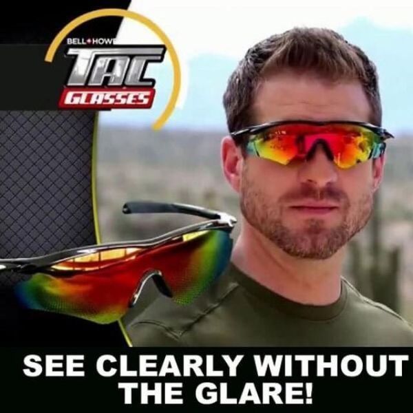 Tac Glasses &mdash; сонцезахисні окуляри в стилі мілітарі, для водіння антивідблискові VEN38 фото