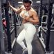 Утягивающие лосины для спорта с высокой талией, женские спортивные леггинсы для фитнеса Белые XXL TV802BXXL фото 3
