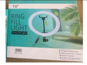 Кільцева світлодіодна Led-лампа YQ 26 cm тримачем для телефона та кріпленням під штатив TV26СМ фото