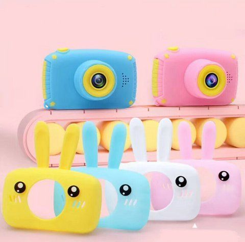 Дитячий фотоапарат Smart Kids Camera цифрова фотокамера, дитяча камера для фото Зайчик R16 фото