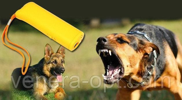 Ультразвуковий відлякувач собак Aokeman sensor Super Ultrasonic dog training AD-100 SH 180Дб 3 в 1 новинка TV-180 фото