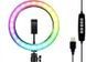Світлодіодна кільцева Led лампа RGB 30см MJ 30 RGB30 фото 4