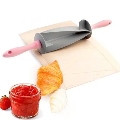Скалка для нарезки теста. качалка для слоеного Sweet Croissant Cutter круассан B1349 фото