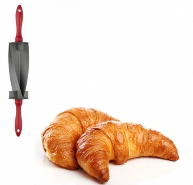Скалка для нарезки теста. качалка для слоеного Sweet Croissant Cutter круассан B1349 фото