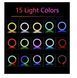 Светодиодная кольцевая лампа для селфи 36 см / Светодиодная лампа RGB с пультом RGB36 фото 4