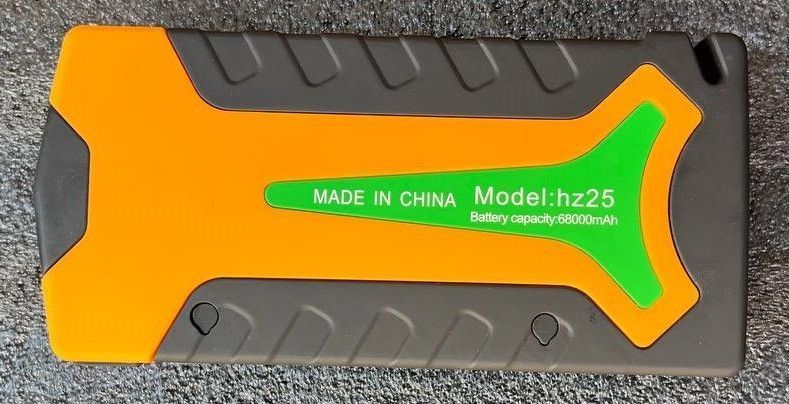 Пускозарядний пристрій для акумулятора та заряджання JUMP STARTER hz25 68000 mAh 2V 2 режими освітлення VEN163 фото