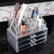 Косметичка Makeup Cosmetics Organizer Drawers Grids Display Storage Clear Acrylic TV374 фото 1