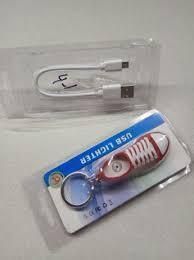 Usb зажигалка брелок Кед с фонариком 1025 фото