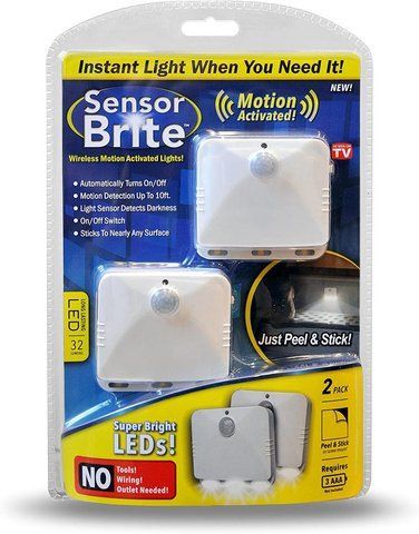 Сенсорна лампа Sensor Brighte бездротова з датчиком руху 484 фото