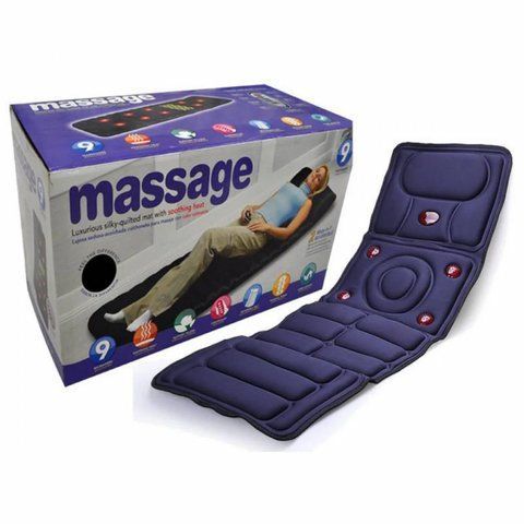 Масажний матрац з чотирма зонами вібрації з пультом XPRO RELAX Massage Mat TV25 фото