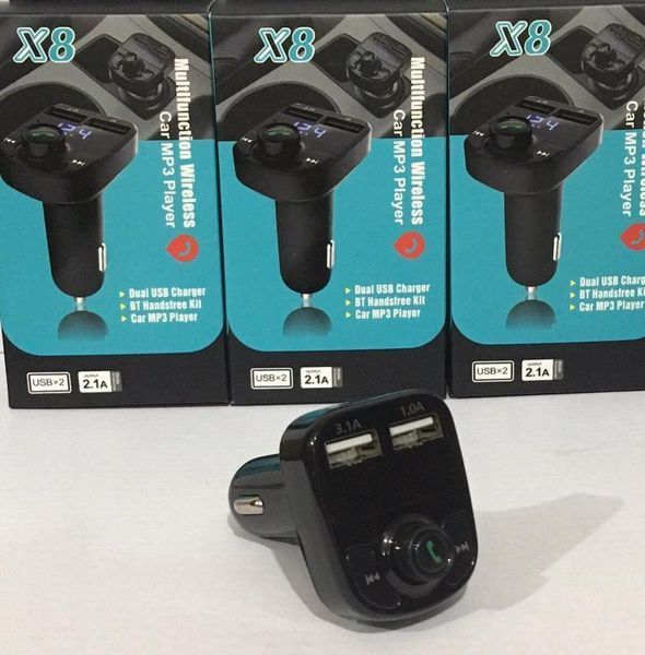 FM модулятор трансмиттер Car X8 с Bluetooth MP3 TV фото
