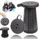 Телескопічний стілець для кемпінгу круглий Telescopic stool VEN85 фото 1